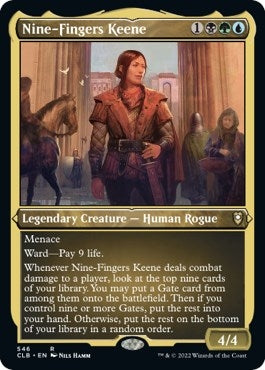 Image for Nine-Fingers Keene (Foil Etched) (546) (CLB) - Magic: The Gathering