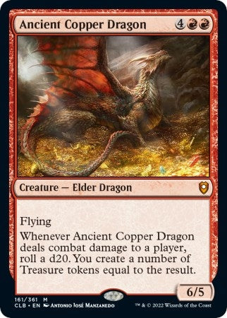 Kr Magic: The Gathering - Ancient Copper Dragon (161) (CLB)