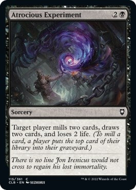 Image for Atrocious Experiment (115) (CLB) - Magic: The Gathering