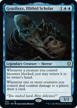 Image for Grazilaxx, Illithid Scholar (723) (CLB) - Magic: The Gathering