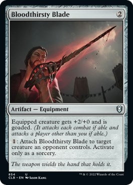Image for Bloodthirsty Blade (854) (CLB) - Magic: The Gathering