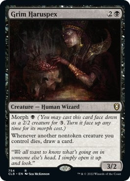 Image for Grim Haruspex (754) (CLB) - Magic: The Gathering