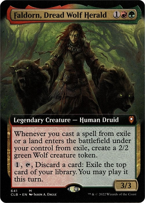 Faldorn, Dread Wolf Herald (Extended Art) (641) (CLB)