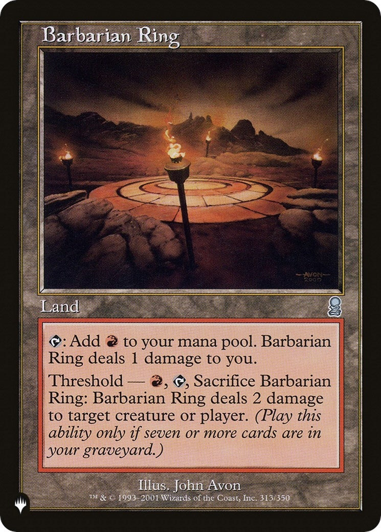 Barbarian Ring (313/350) (LIST)