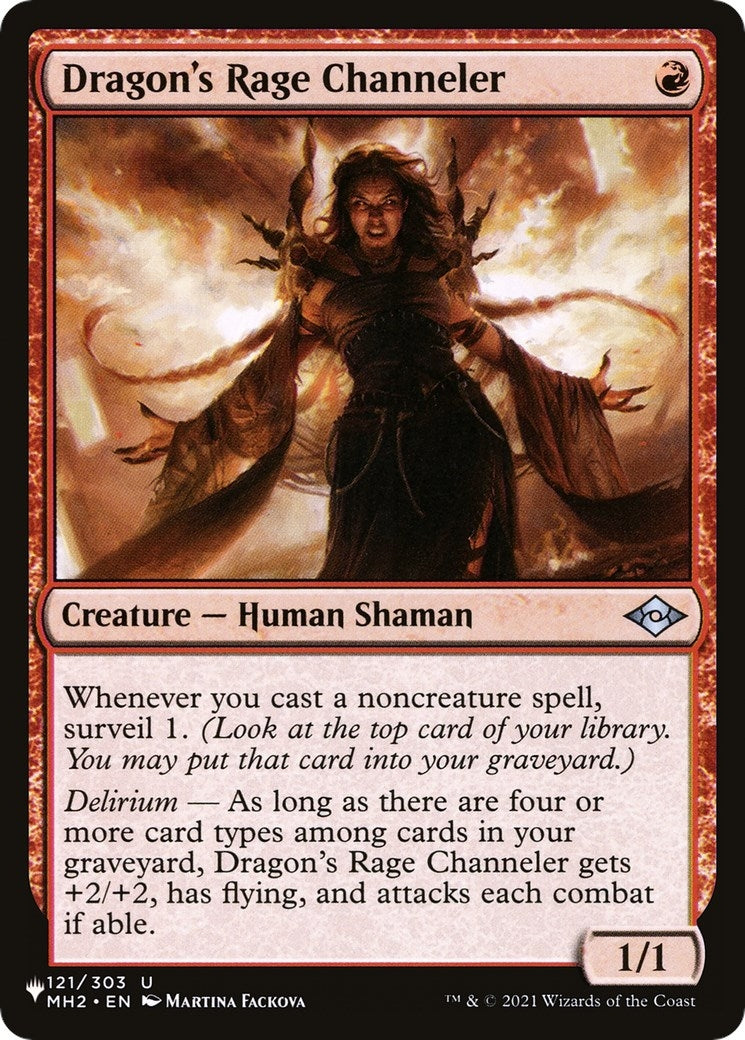 Dragon's Rage Channeler (121/303) (LIST)