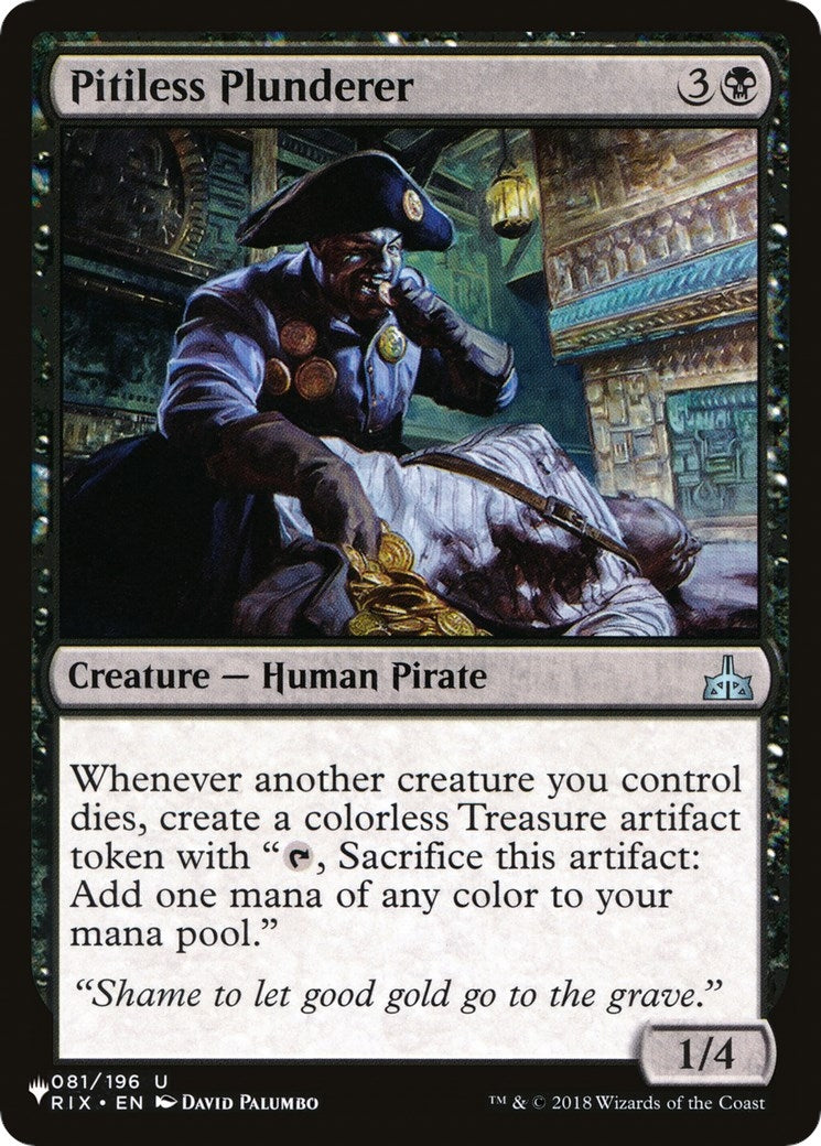 Pitiless Plunderer (081/196) (LIST)