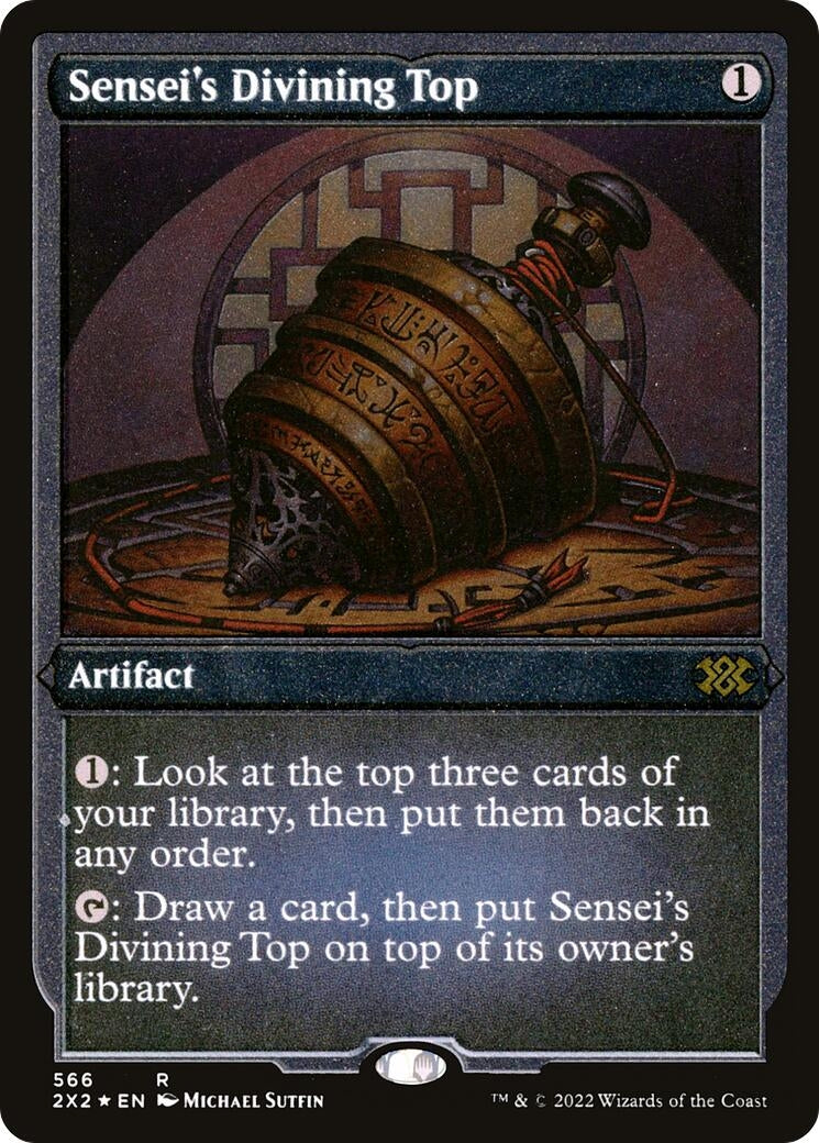 Sensei's Divining Top (Foil Etched) (566) (2X2)