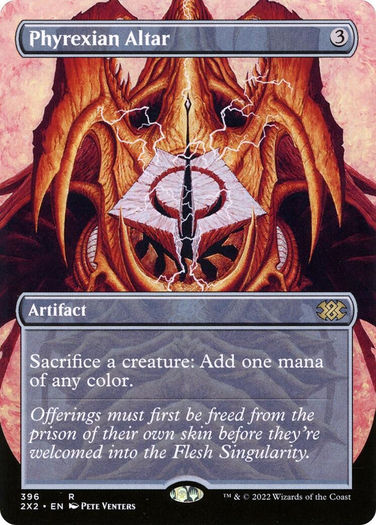 Phyrexian Altar (Borderless) (396) (2X2)