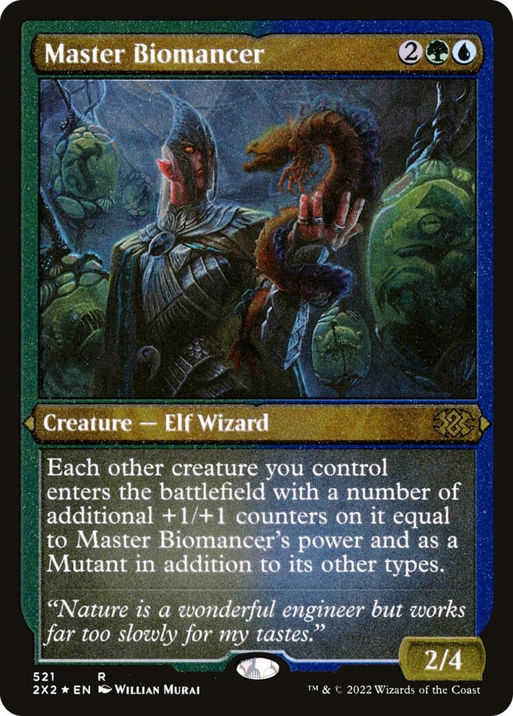 Master Biomancer (Foil Etched) (521) (2X2)
