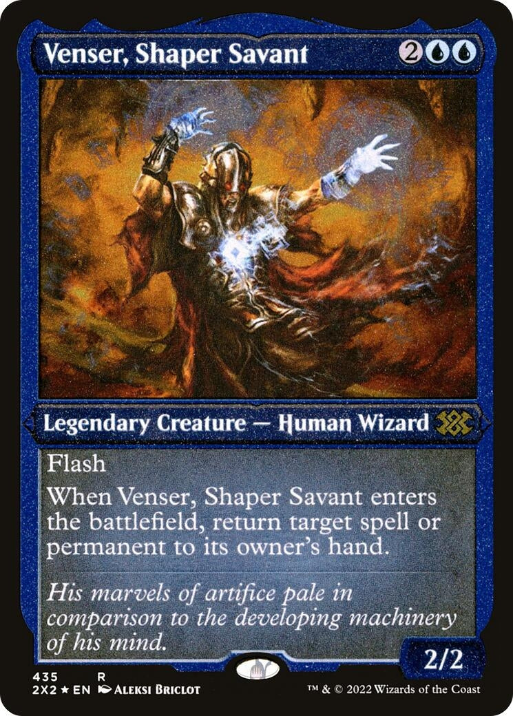 Venser, Shaper Savant (Foil Etched) (435) (2X2)