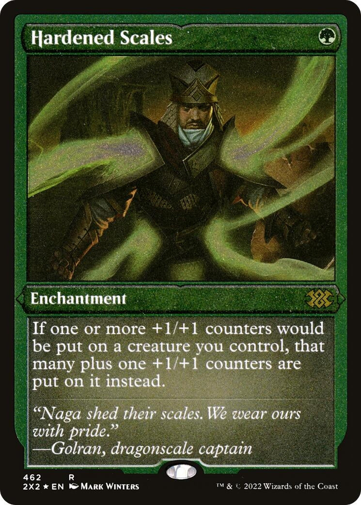 Hardened Scales (Foil Etched) (462) (2X2)