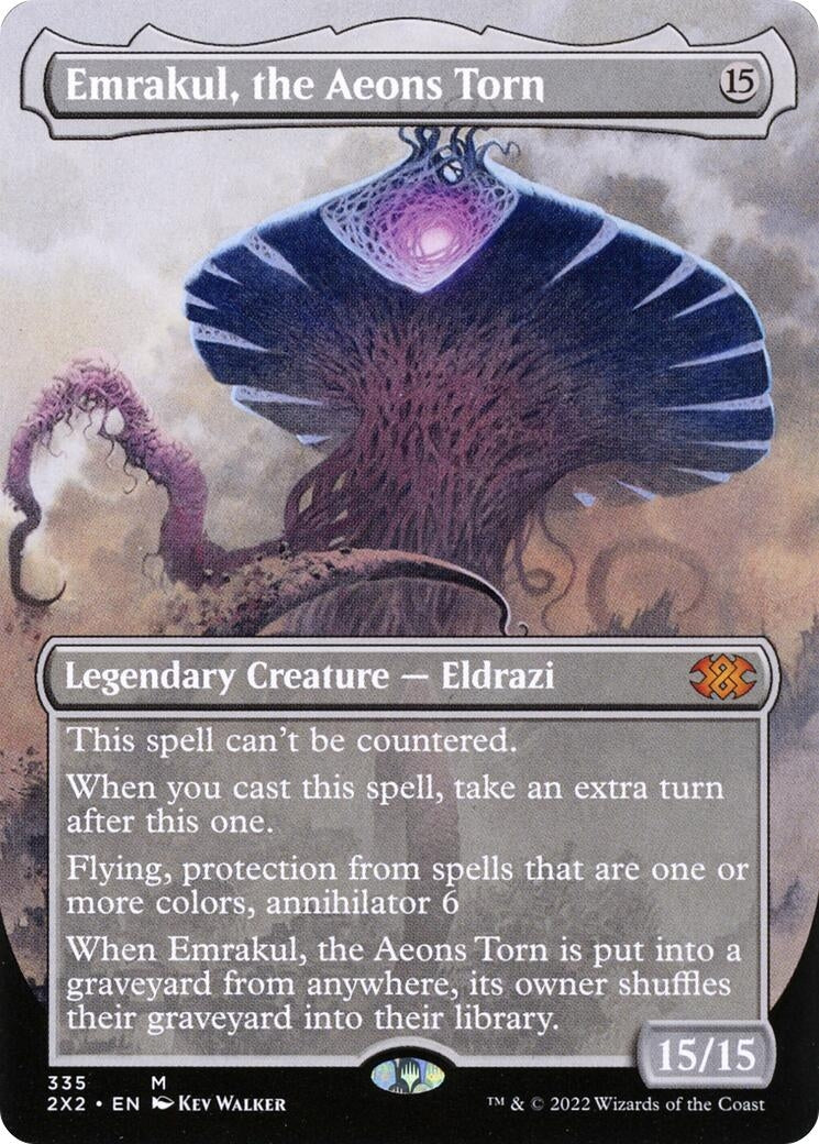 Japanese Magic: The Gathering - Emrakul, the Aeons Torn (Borderless) (335) (2X2)