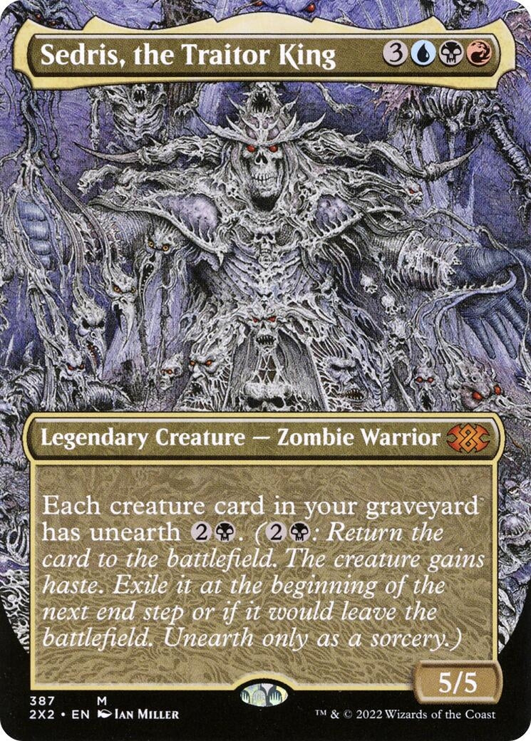 Sedris, the Traitor King (Borderless) (387) (2X2)