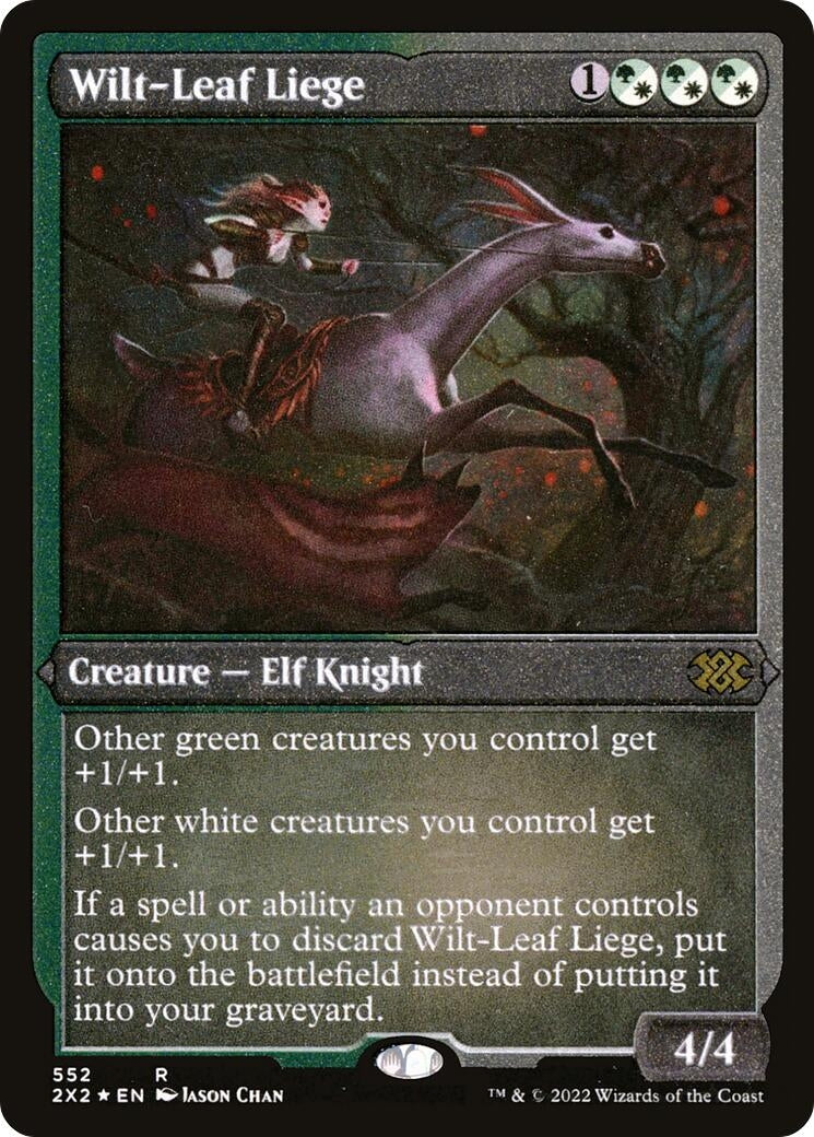 Wilt-Leaf Liege (Foil Etched) (552) (2X2)