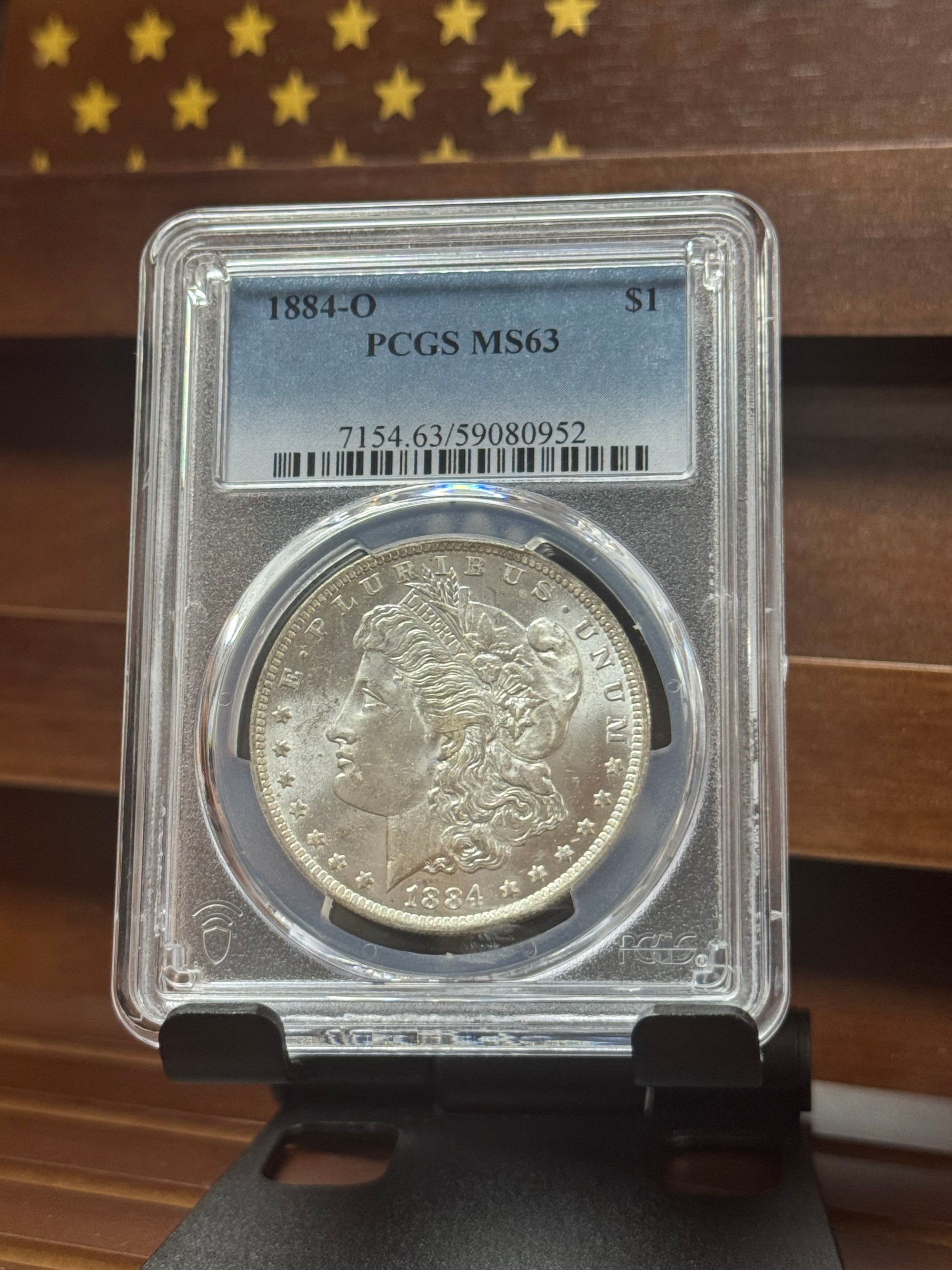 1884‑O Morgan Silver Dollar - PCGS MS63
