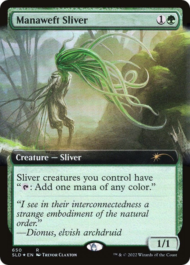 Manaweft Sliver (Extended Art) (650) (SLD)