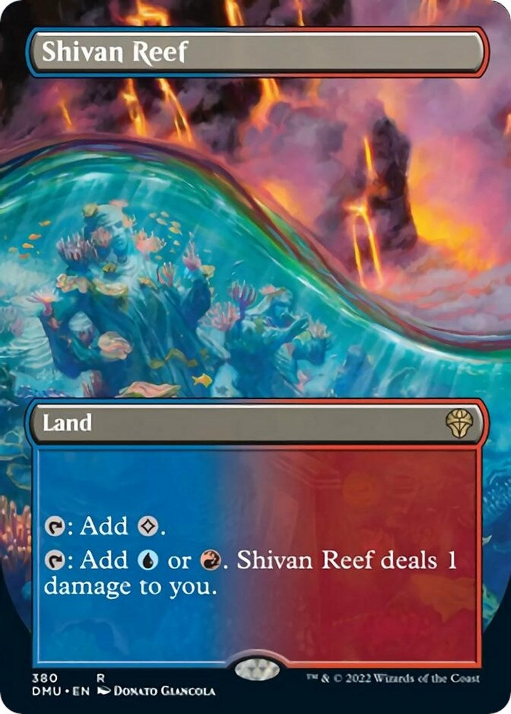 Shivan Reef (Borderless) (380) (DMU)