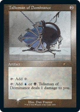 Talisman of Dominance (Retro Frame) (Foil Etched) (1053) (SLD)