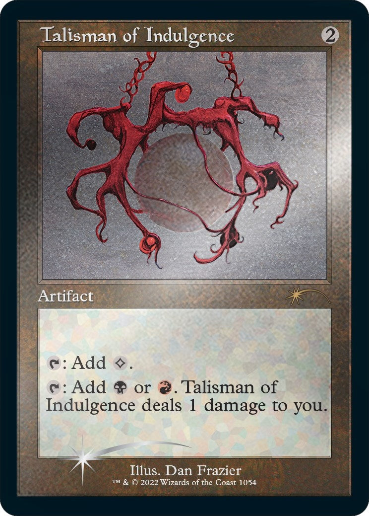 Talisman of Indulgence (Retro Frame) (Foil Etched) (1054) (SLD)