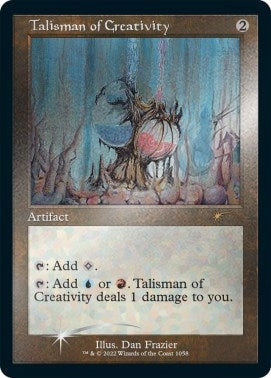 Talisman of Creativity (Retro Frame) (Foil Etched) (1058) (SLD)