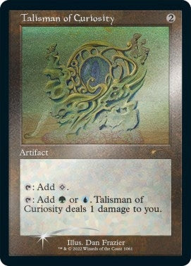Talisman of Curiosity (Retro Frame) (Foil Etched) (1061) (SLD)