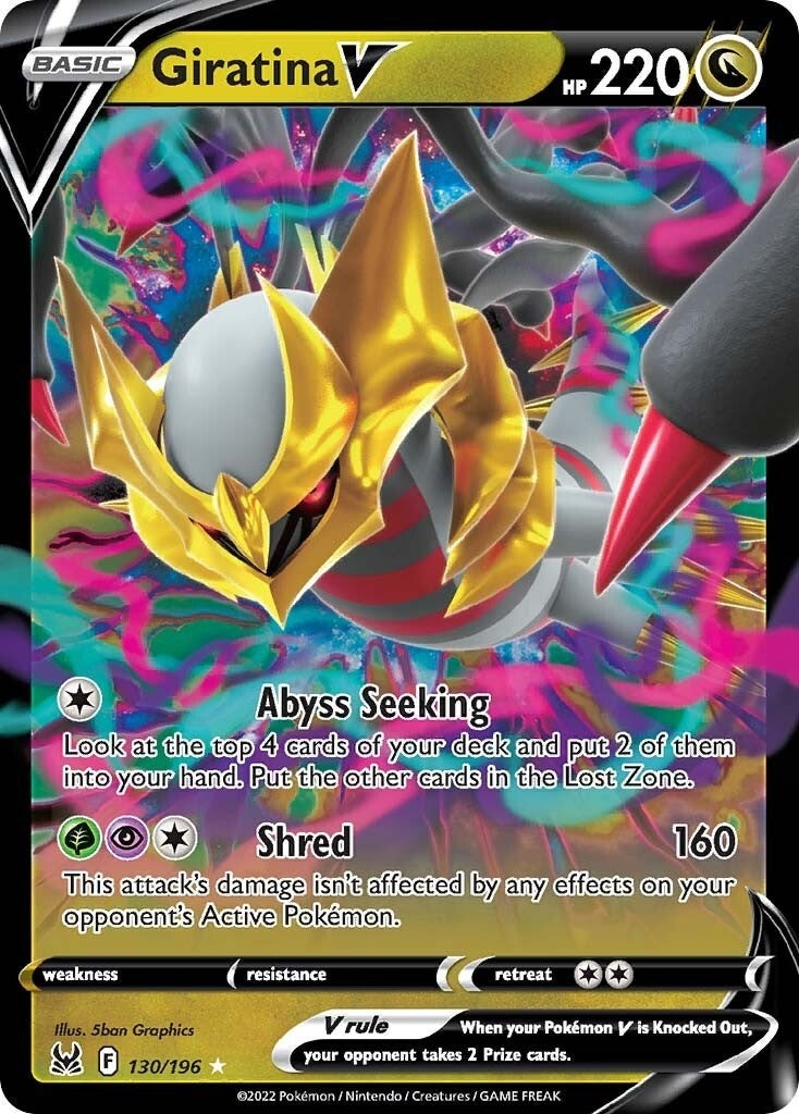 Giratina V (130/196) (SWSH11)