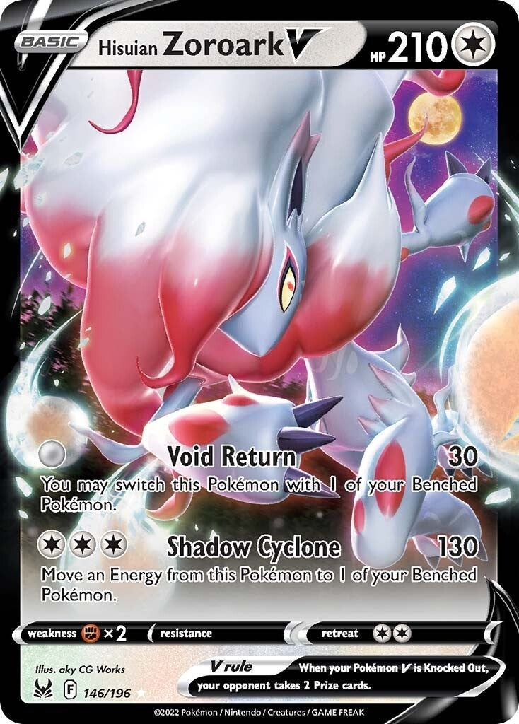 Hisuian Zoroark V (146/196) (SWSH11)