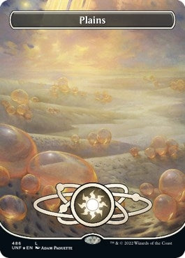 Plains (486) (Borderless) (Galaxy Foil) (486) (UNF)