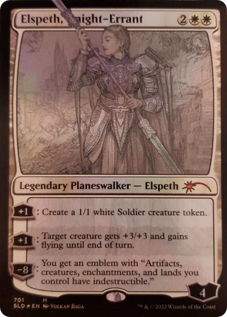 Elspeth, Knight-Errant (Sketch Showcase) (701) (SLD)