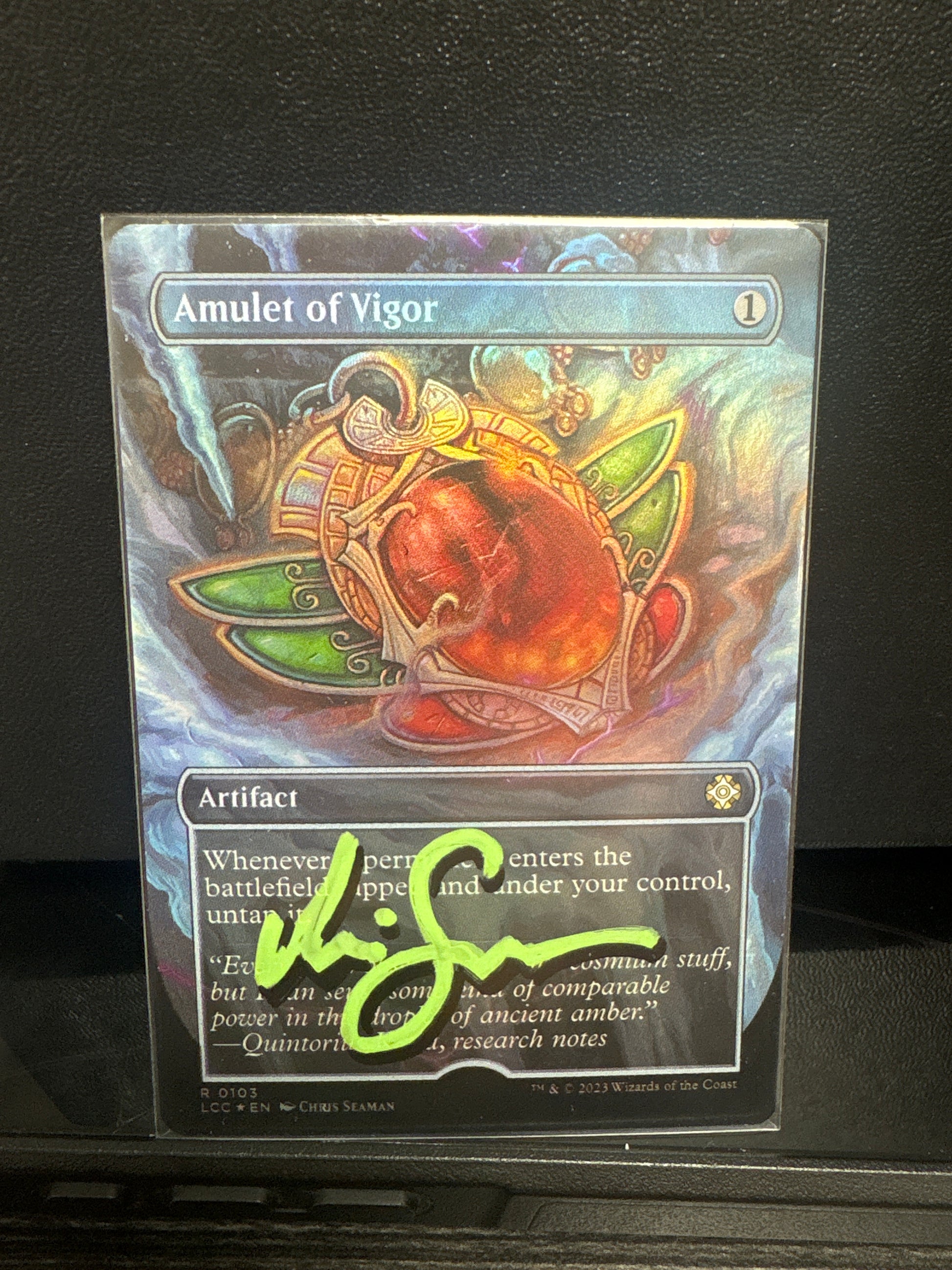 Amulet of Vigor - Artist Proof (Signed and Altered)