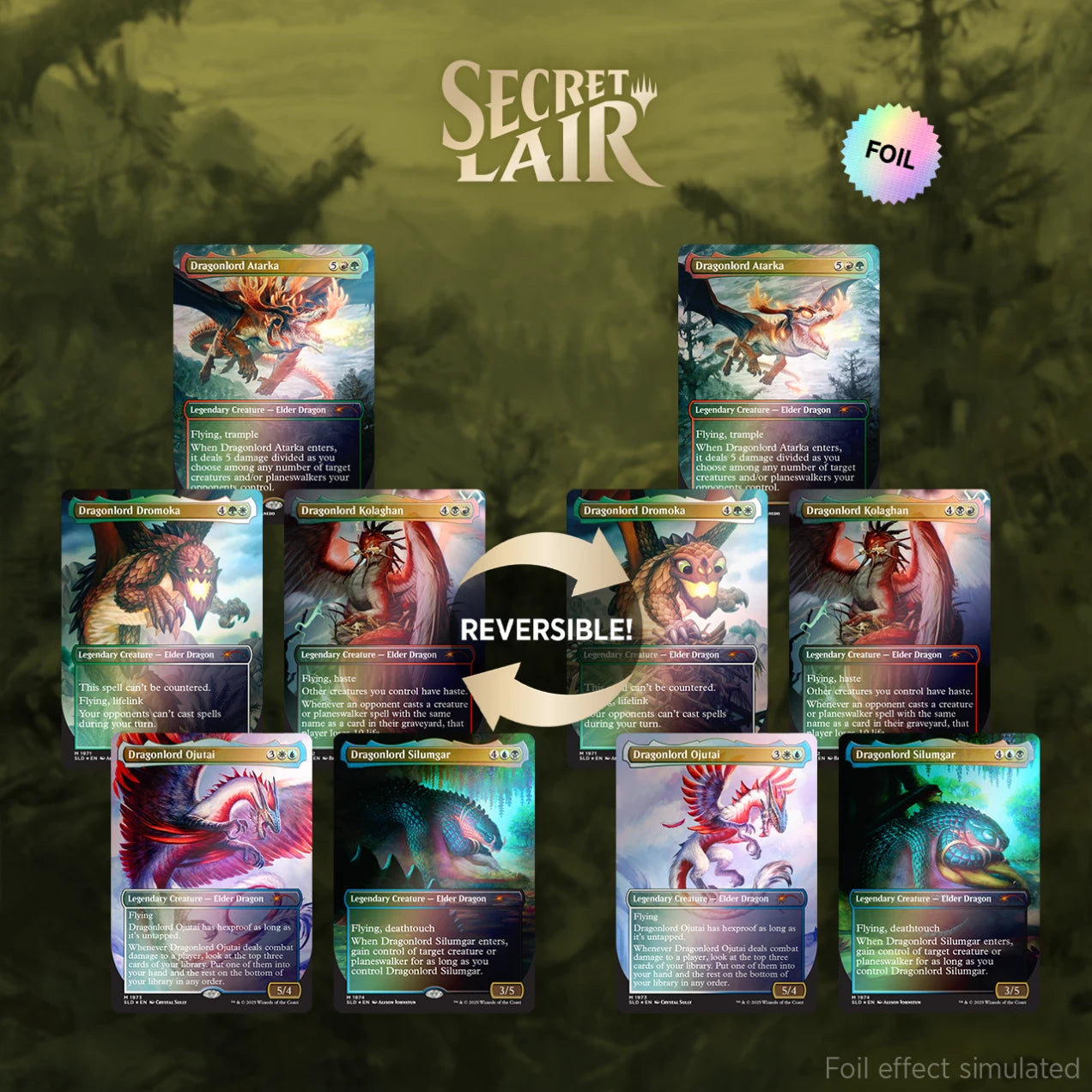 Secret Lair Drop: Our Boss is on Vacation Superdrop: They Grow Up So Fast - Rainbow Foil Edition
