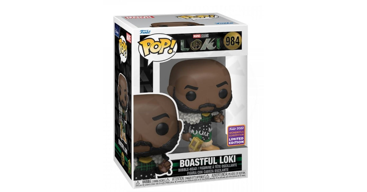 Funko POP! Marvel Boastful Loki Exclusive Vinyl Bobble Head #984