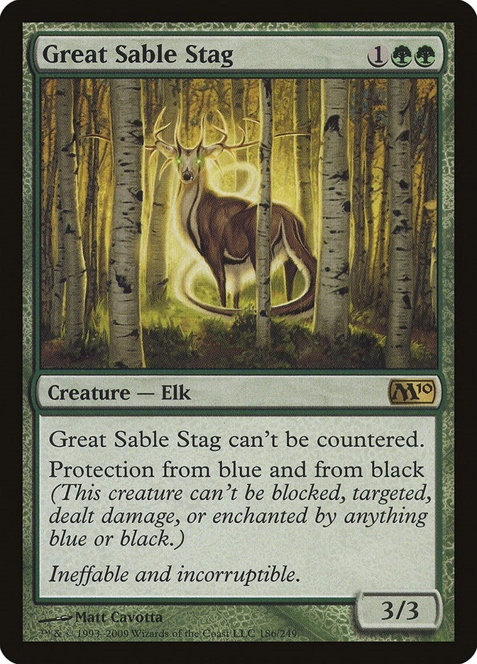 Great Sable Stag (186) (M10)
