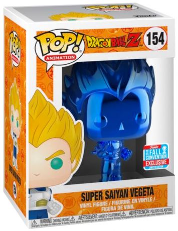 Funko 154 Super Saiyan Vegeta - Chromé Bleu (DBZ)