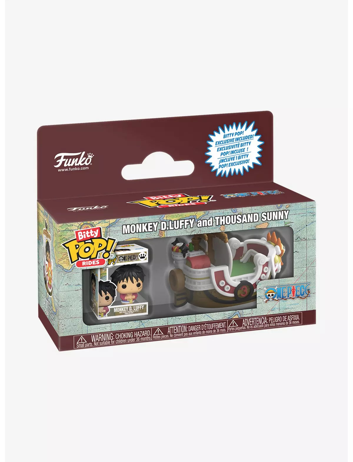 Funko One Piece - Monkey D Luffy & The Going Merry Bitty Pop! Ride