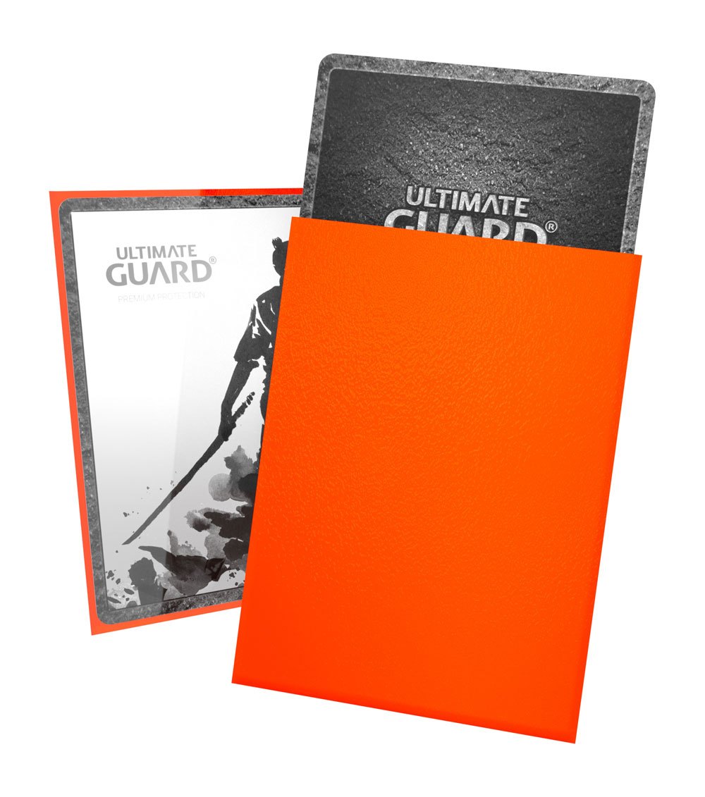 Ultimate Guard Katana Standard Size Sleeves 66 X 91mm Orange 100ct