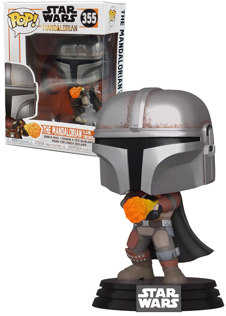 Funko Pop Star Wars The Mandalorian With Flame Exclusive