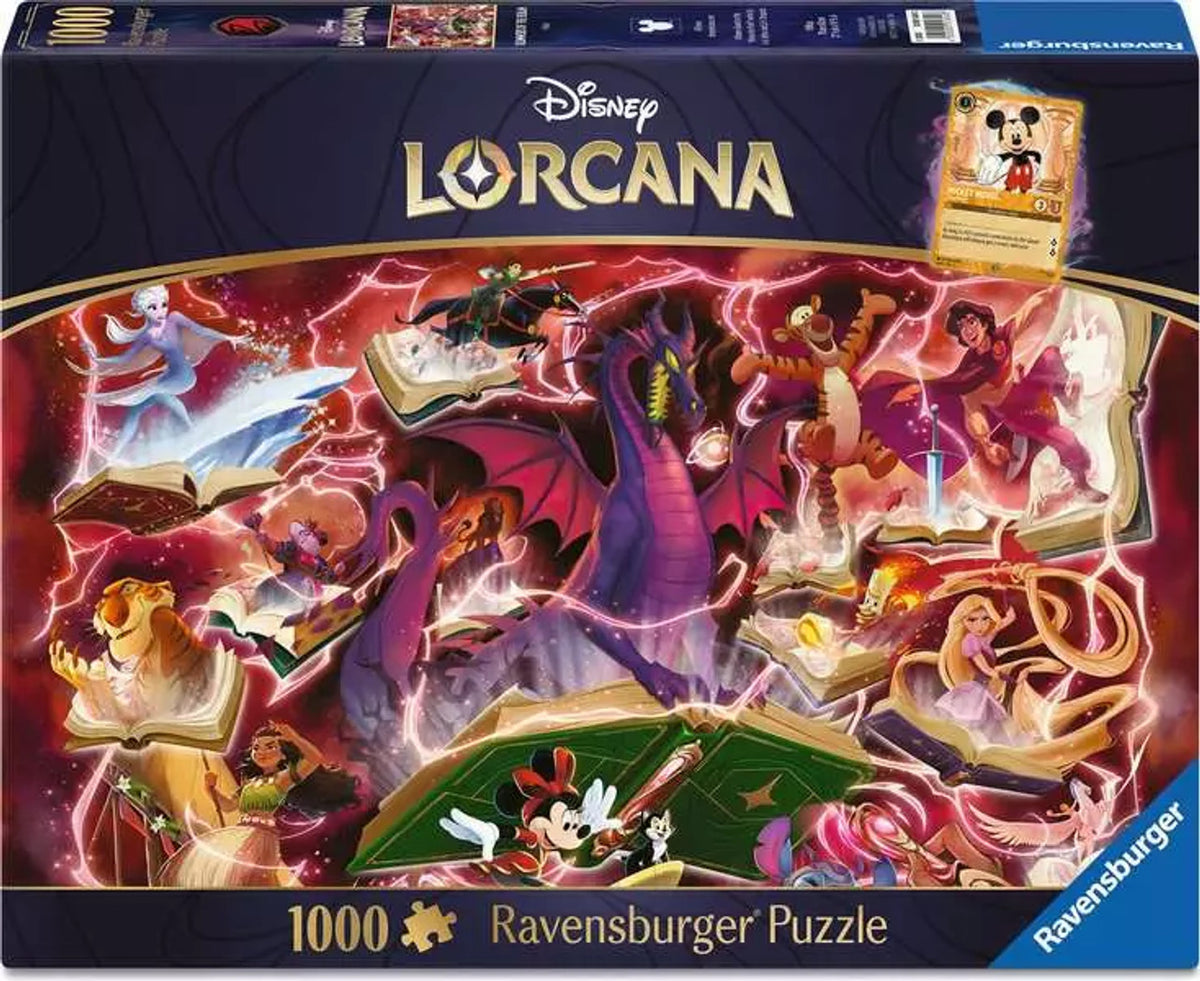 Ravensburger Disney Lorcana: Glimmers Of The Realm - Ruby 1000 Piece Puzzle