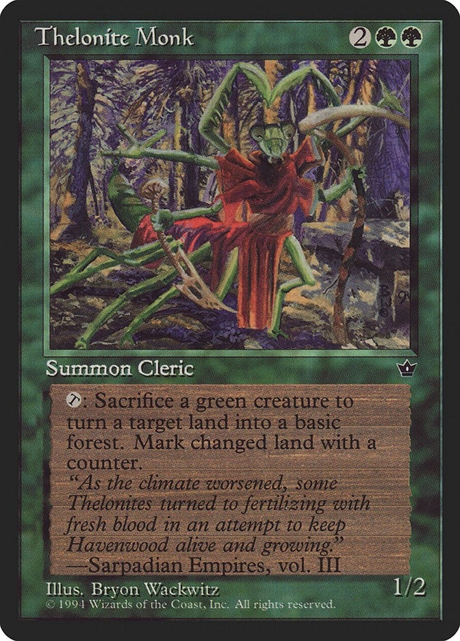 Image for Thelonite Monk (FEM) - Magic: The Gathering