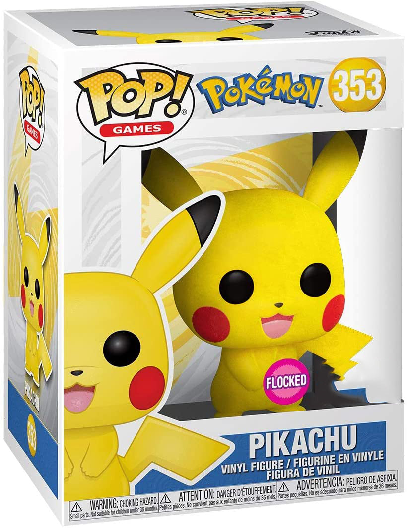 Funko Pokemon - Pikachu Flocked Pop! Vinyl