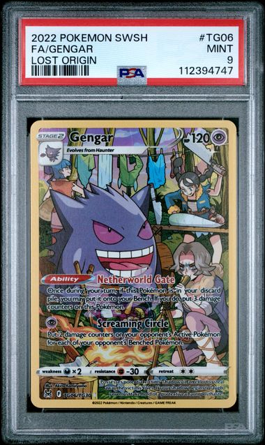 FA/Gengar TG06 Holo 2022 Lost Origin PSA 9