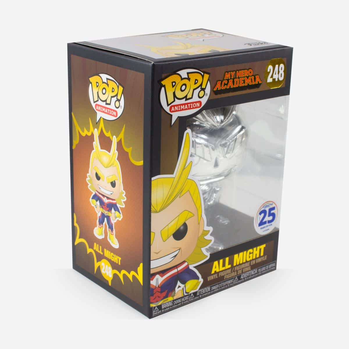 Funko POP Animation My Hero Academia Chrome All Might 248 Vinyl Figure