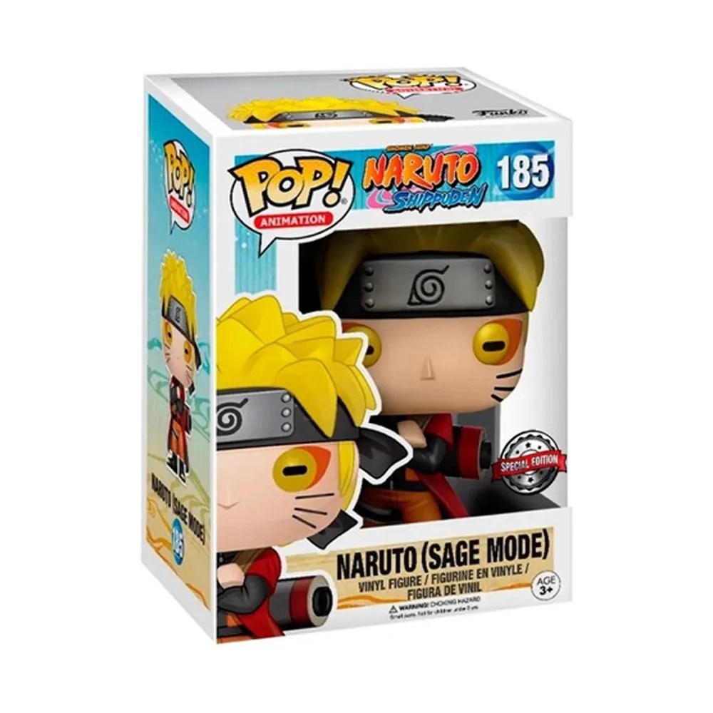 Funko Pop Figure Naruto Sage Mode #185 Game Stop Exclusive
