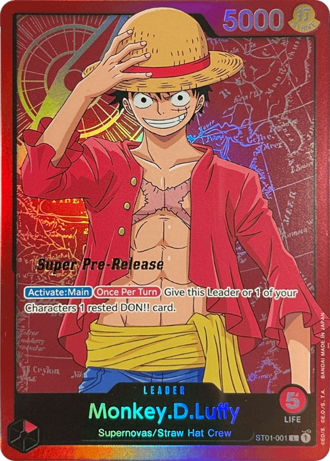 Monkey.D.Luffy (001) (ST01-001) (ST-01 PRE)