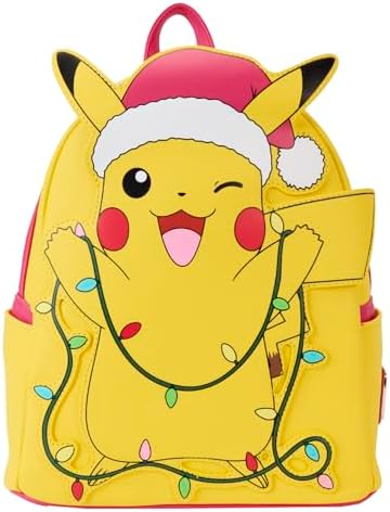 Loungefly Pokemon Holiday Pikachu Light-Up Mini Backpack