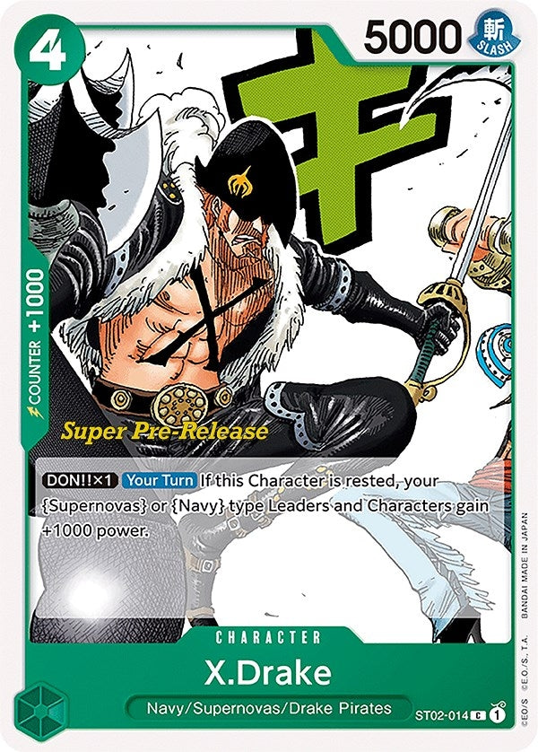 X.Drake (ST02-014) (ST-02 PRE)