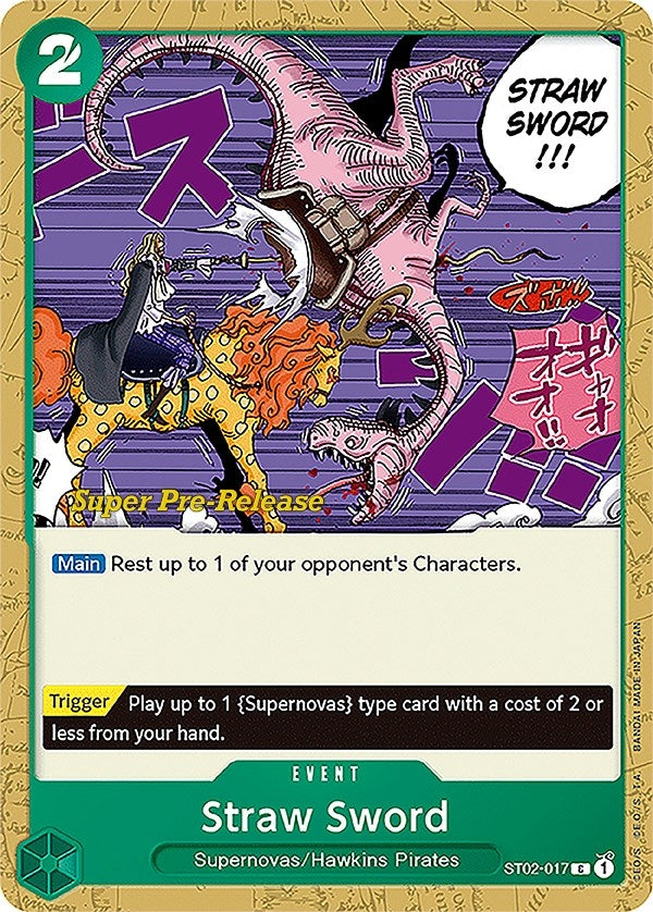 Straw Sword (ST02-017) (ST-02 PRE)