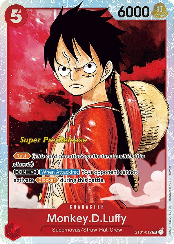 Monkey.D.Luffy (012) (ST01-012) (ST-01 PRE)