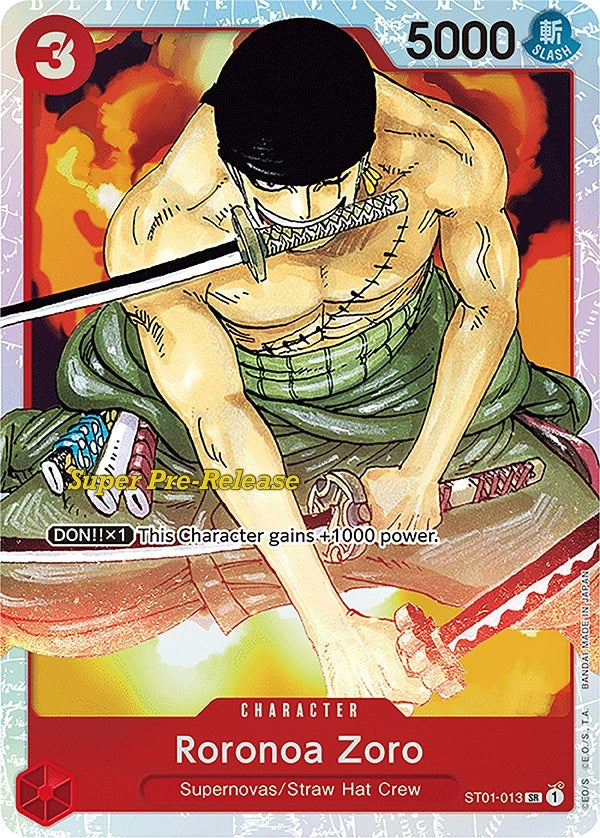 Roronoa Zoro (ST01-013) (ST-01 PRE)
