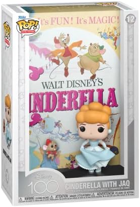 Funko POP! Movie Poster Cinderella with Jaq Vinyl Figure